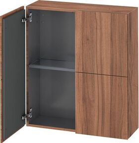 Duravit Halbhochschrank L-CUBE 700x243x800mm nussbaum natur