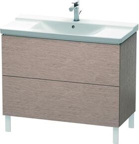 Duravit Waschtischunterbau L-CUBE 1020x481x709mm eiche kaschmir