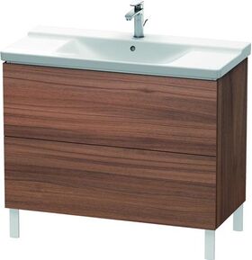 Duravit Waschtischunterbau L-CUBE 1020x481x709mm nussbaum natur