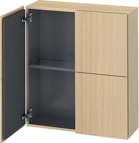 Duravit Halbhochschrank L-CUBE 700x243x800mm mediterrane eiche