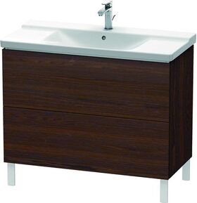 Duravit Waschtischunterbau L-CUBE 1020x481x709mm nussbaum gebürstet