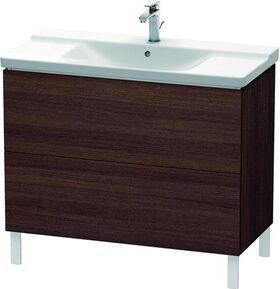 Duravit Waschtischunterbau L-CUBE 1020x481x709mm kastanie dunkel