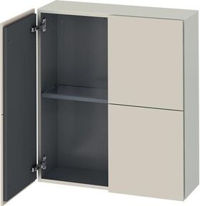 Duravit Halbhochschrank L-CUBE 700x243x800mm taupe