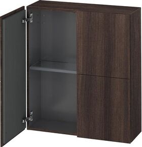 Duravit Halbhochschrank L-CUBE 700x243x800mm kastanie dunkel