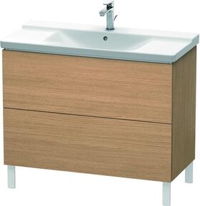 Duravit Waschtischunterbau L-CUBE 1020x481x709mm europäische eiche