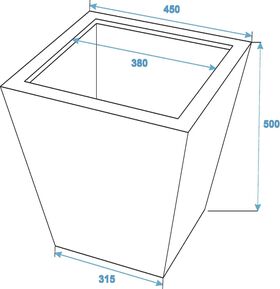 EUROPALMS LEICHTSIN BASIC-50, weiß, glänzend