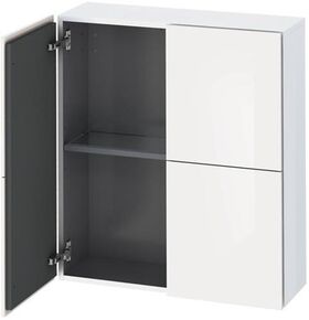 Duravit Halbhochschrank L-CUBE 700x243x800mm betongrau matt