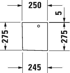 Duravit Halbsäule HAPPY D.2 180x250mm weiß WG