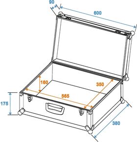 ROADINGER Universal-Koffer-Case Tour Pro schwarz