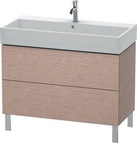 Duravit Waschtischunterbau L-CUBE 582x984x459mm stone blue hochglanz