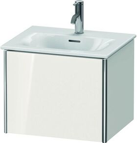 Duravit Waschtischunterbau XSQUARE 397x510x418mm, 1 Auszug weiß hochglanz