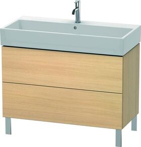 Duravit Waschtischunterbau L-CUBE 582x984x459mm mediterrane eiche