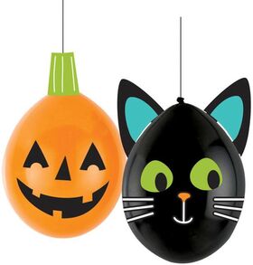 2 Latex-Ballons DIY Hallo-ween Friends 1