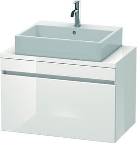 Duravit Konsolenunterschrank DURASTYLE 512x800x478mm betongrau matt/weiß matt