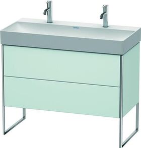 Duravit Waschtischunterbau XSQUARE 731x984x460mm lichtblau matt