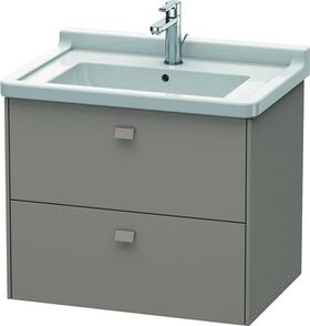 Duravit Waschtischunterbau BRIOSO Griffe Frontfarbe 563x670x469mm bas matt