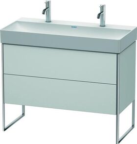 Duravit Waschtischunterbau XSQUARE 731x984x460mm weiß seidenmatt