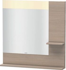 Duravit Spiegel VERO 142x800x800mm, Beleuchtung pine silver