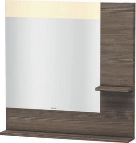 Duravit Spiegel VERO 142x800x800mm, Beleuchtung pine terra