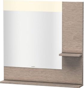 Duravit Spiegel VERO 142x800x800mm Beleuchtung eiche kaschmir