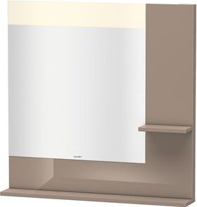 Duravit Spiegel VERO 142x800x800mm Be cappuccino hochglanz