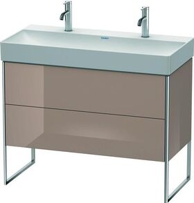 Duravit Waschtischunterbau XSQUARE 731x984x460mm cappuccino hochglanz