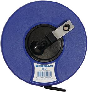 Kapselbandmaß L.20m Band-B.13mm mm/cm EG II ABS Nylon-Fiber PROMAT