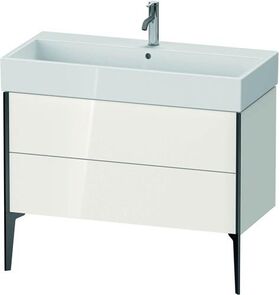 Duravit Waschtischunterbau XVIU 493x984x454mm Prof. sw ma weiß hochglanz