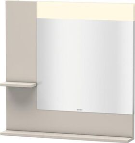 Duravit Spiegel VERO 142x800x800mm, Beleuchtung taupe