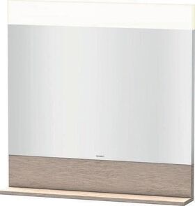 Duravit Spiegel VERO m Be Abl. 800x800x142mm eiche kaschmir