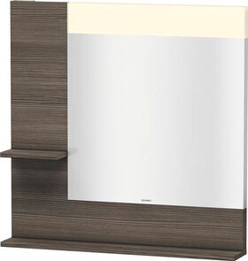 Duravit Spiegel VERO 142x800x800mm, Beleuchtung pine terra