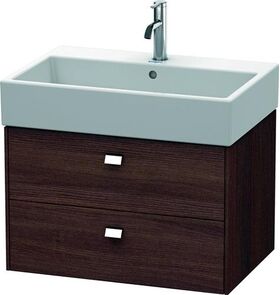 Duravit Waschtischunterbau BRIOSO Griffe chr 442x684x459mm kastanie dunkel