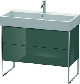 Duravit Waschtischunterbau XSQUARE 731x984x460mm dolomiti grey hochglanz