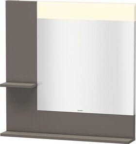 Duravit Spiegel VERO 142x800x800mm Be flannel grey seidenmatt