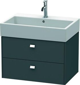 Duravit Waschtischunterbau BRIOSO Griffe chrom 442x684x459mm graphit matt