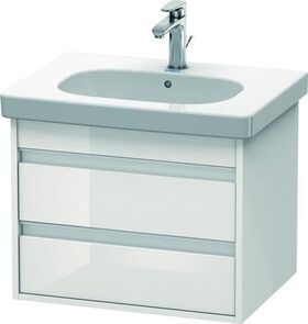 Duravit Waschtischunterbau KETHO 455x600x480mm weiß hochglanz