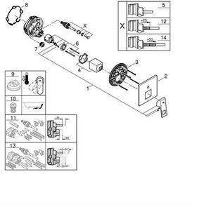 Grohe Einhand-Wannenbatterie EUROCUBE su-st