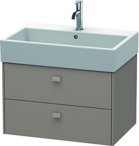 Duravit Waschtischunterbau BRIOSO Griffe Frontfarbe 442x684x459mm bas matt