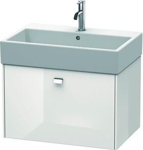 Duravit Waschtischunterbau BRIOSO Griff chrom 442x684x459mm weiß hochglanz