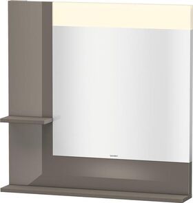 Duravit Spiegel VERO 142x800x800mm Be flannel grey hochglanz