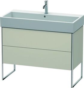 Duravit Waschtischunterbau XSQUARE 731x984x460mm taupe matt