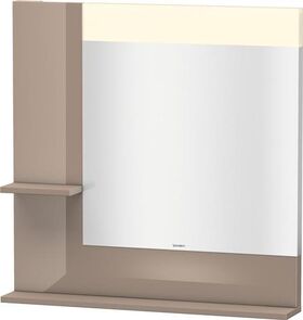 Duravit Spiegel VERO 142x800x800mm Be cappuccino hochglanz