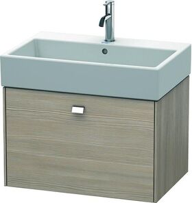 Duravit Waschtischunterbau BRIOSO Griff chrom 442x684x459mm pine silver