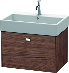 Duravit Waschtischunterbau BRIOSO Gri chrom 442x684x459mm nussbaum dunkel