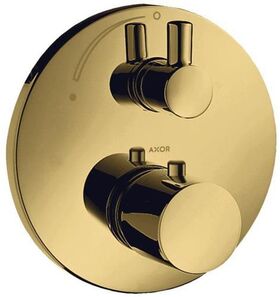 Thermostat AXOR UNO2 UP mit Abstellventil polished gold optic