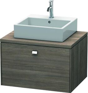 Duravit Konsolenunterschrank BRIOSO Griff chrom 442x720x550mm pine terra