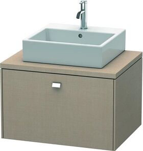 Duravit Konsolenunterschrank BRIOSO Griff chrom 442x720x550mm leinen