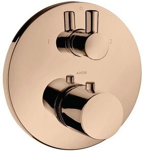 Thermostat AXOR UNO2 UP m Ab u Umstellven polished red gold