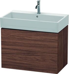 Duravit Waschtischunterbau L-CUBE 544x784x459mm nussbaum dunkel