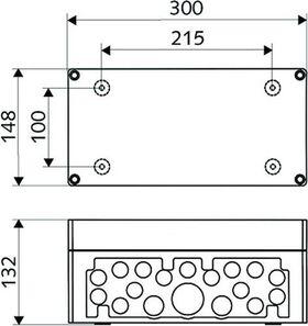 Schell Elektro-Verteilerkasten für 1-12 Anschlüsse